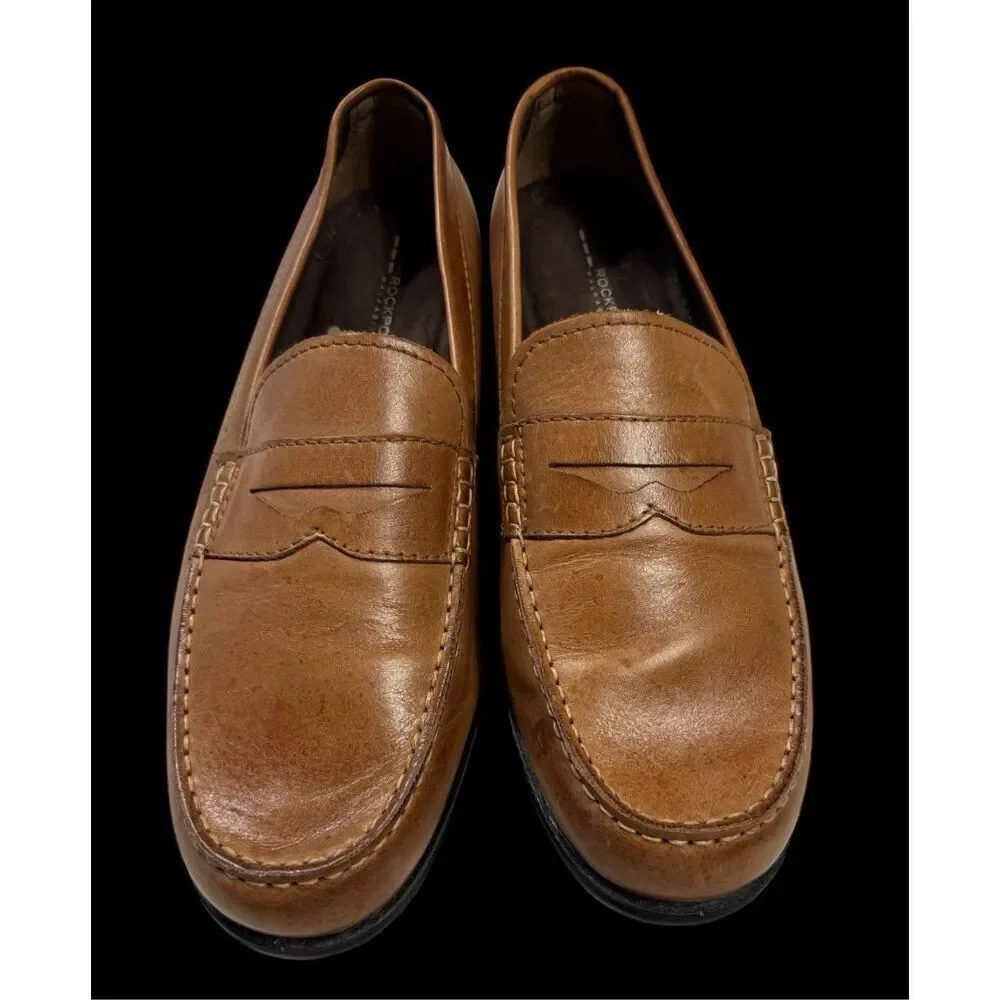 Rockport Men’s Classic Penny Loafer Sz. 11.5 Brown Preppy Office
